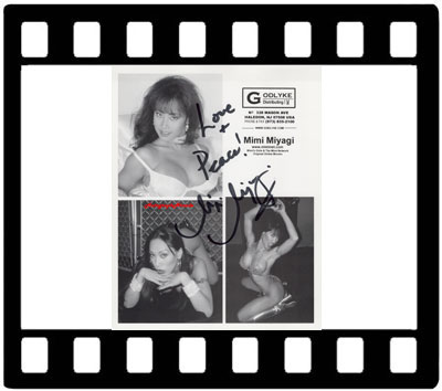 Mimi Miyagi signed autographs