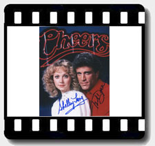 Ted Danson and Shelley Long signed autographs