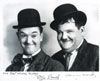 Stan Laurel and Oliver Hardy signed autographs