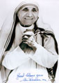 Mother Teresa signed autographs
