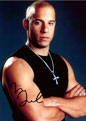 Vin Diesel signed autographs