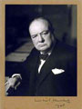 Winston Churchill signed autographs