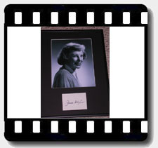 June Allyson signed autographs