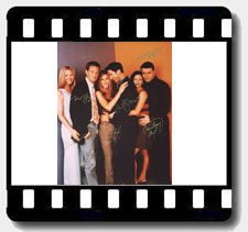 Friends signed autographs