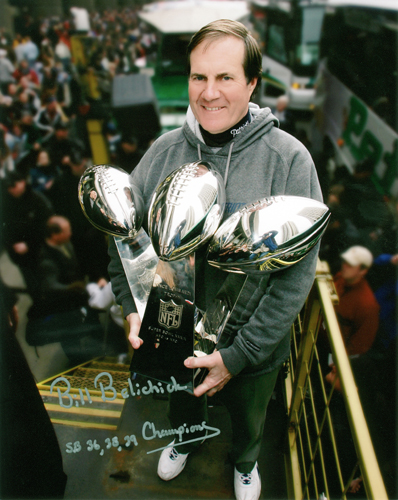 Bill Belichick signed autograph