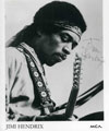 Jimi Hendrix signed autographs