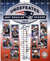 2007 New England Patriots 16-0 Signed Autograph Photo
