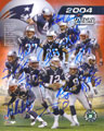 2004 New England Patriots signed autograph