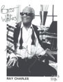 Ray Charles signed autographs